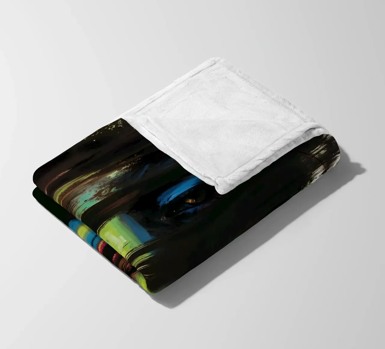 Hidden Layers fleece blanket by KUNSTstück