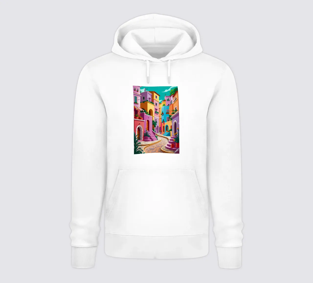 Lebendiges Stadtleben Hoodie von Jasper Rune