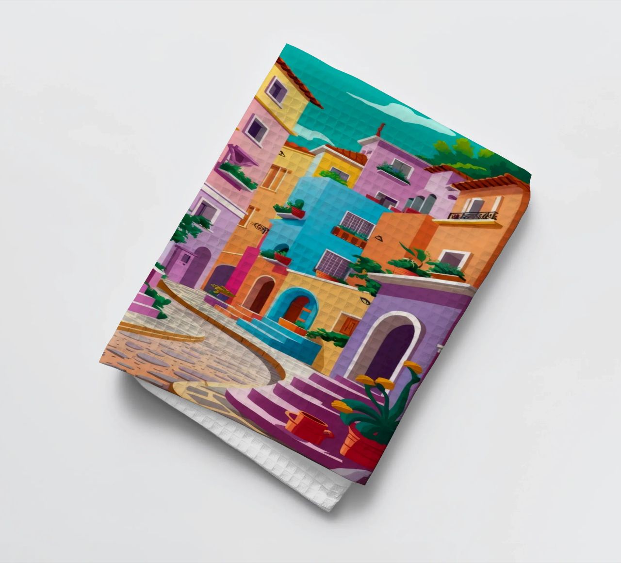 Une vie urbaine dynamique torchon de Jasper Rune