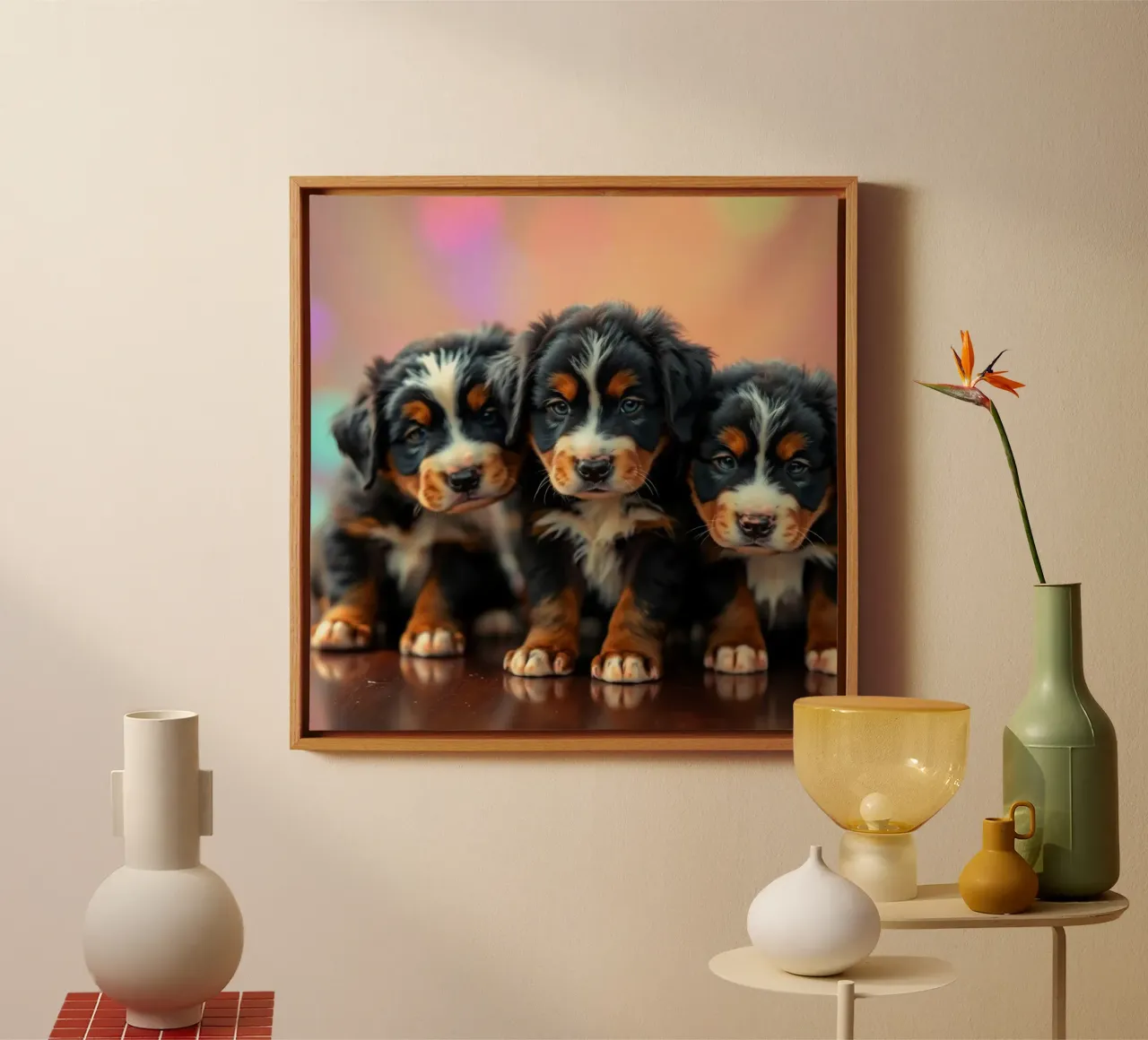 cute little puppies #97 canvas by Yumis.Beargang.and.Me