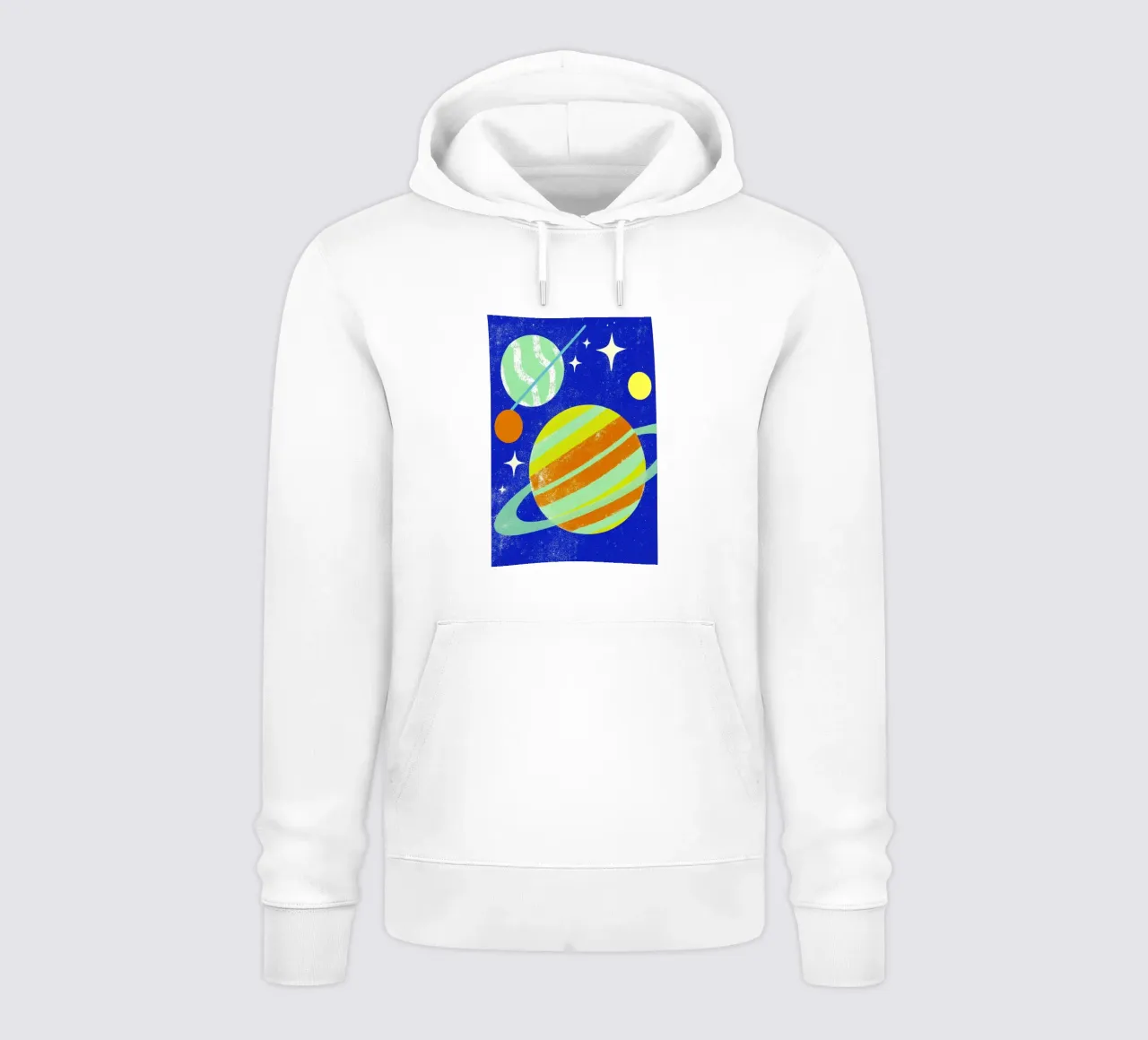 pianeti jupiter art felpa con cappuccio da ralliness