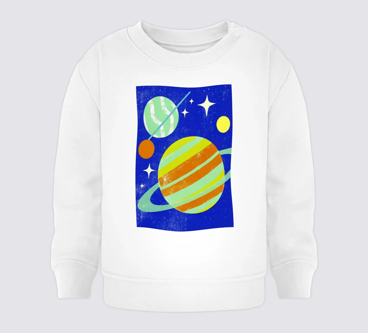jupiter planeten kunst Baby Sweatshirt von ralliness