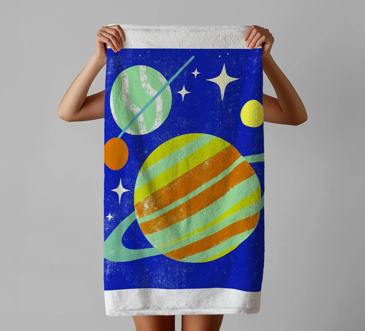 jupiters planets art towel by ralliness