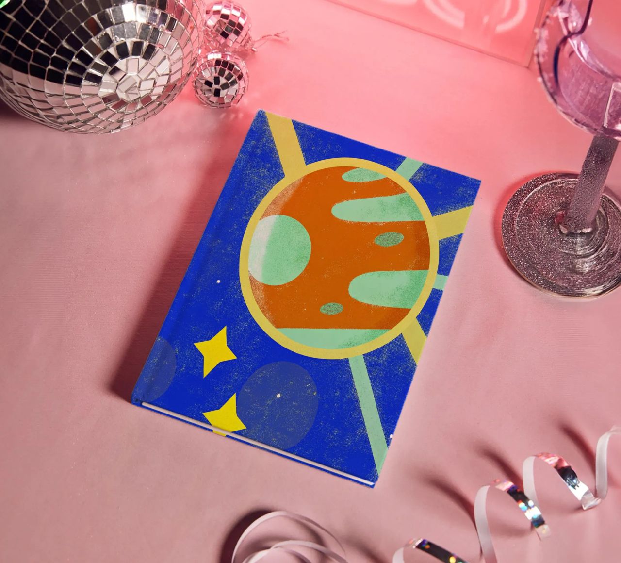 plane in the space notebook by ralliness
