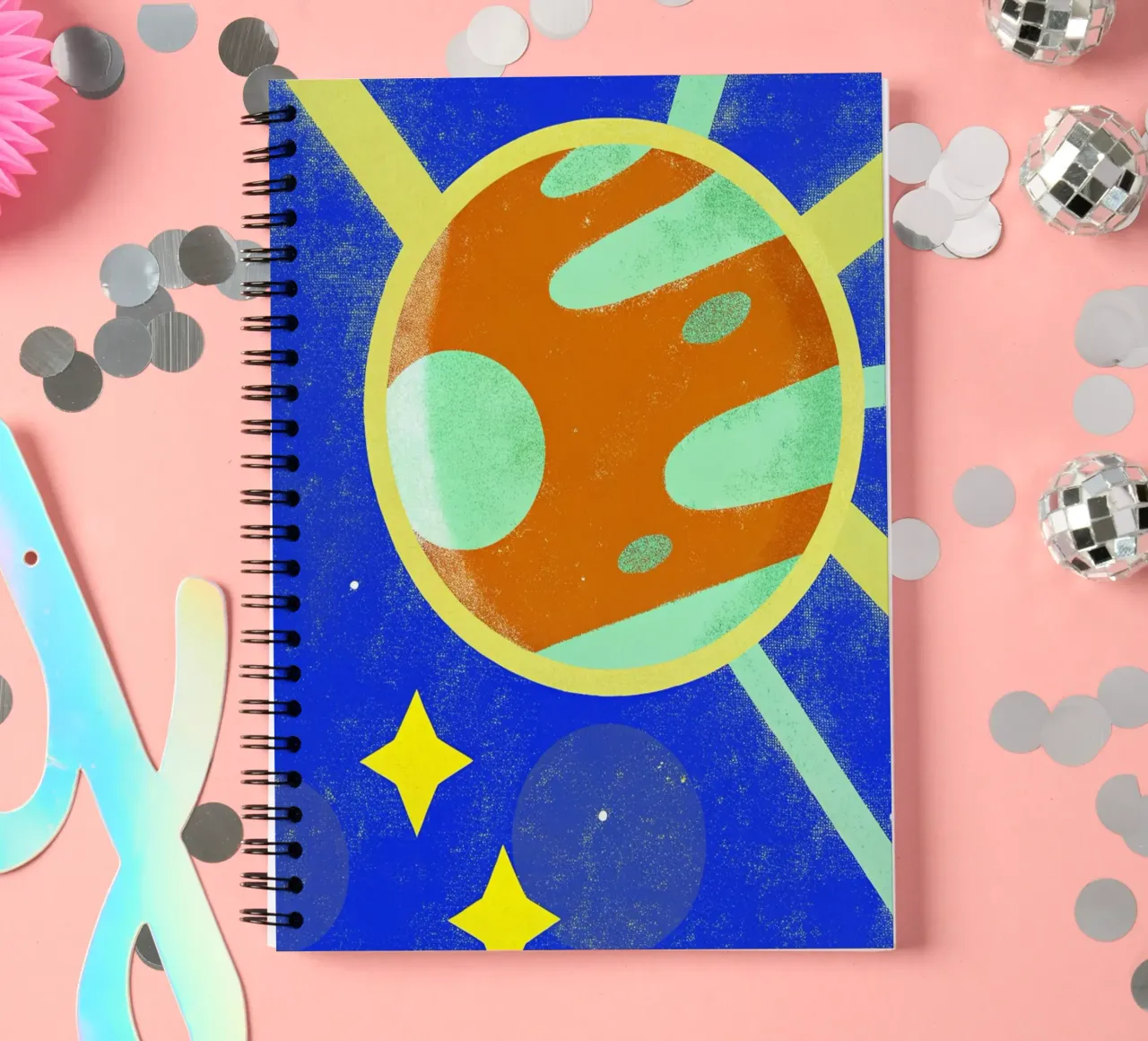 plane in the space spiral notebook by ralliness