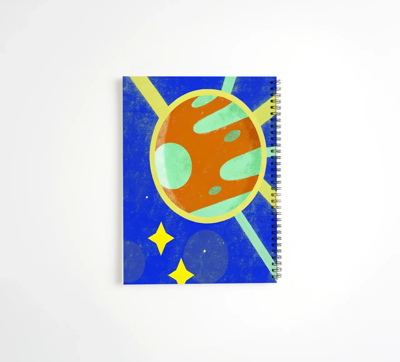 plane in the space spiral notebook by ralliness