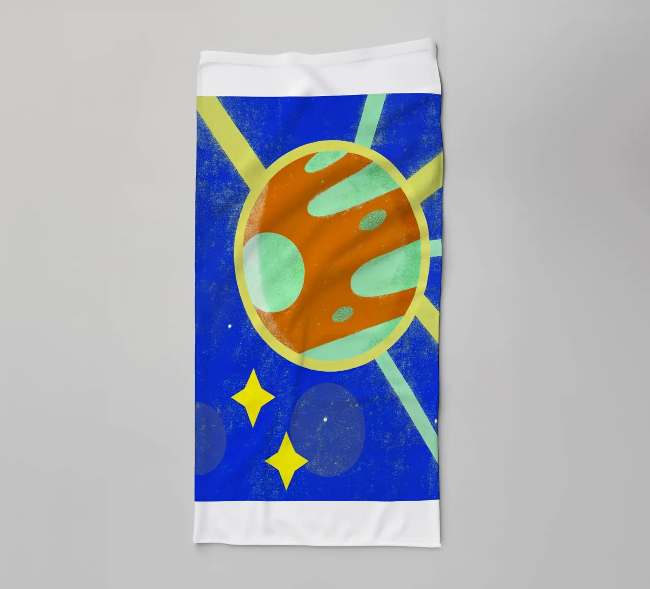 plane in the space towel by ralliness