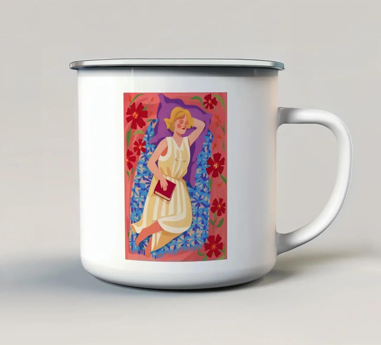 Prenota Nap Bliss tazza in smalto da Aurora Muse