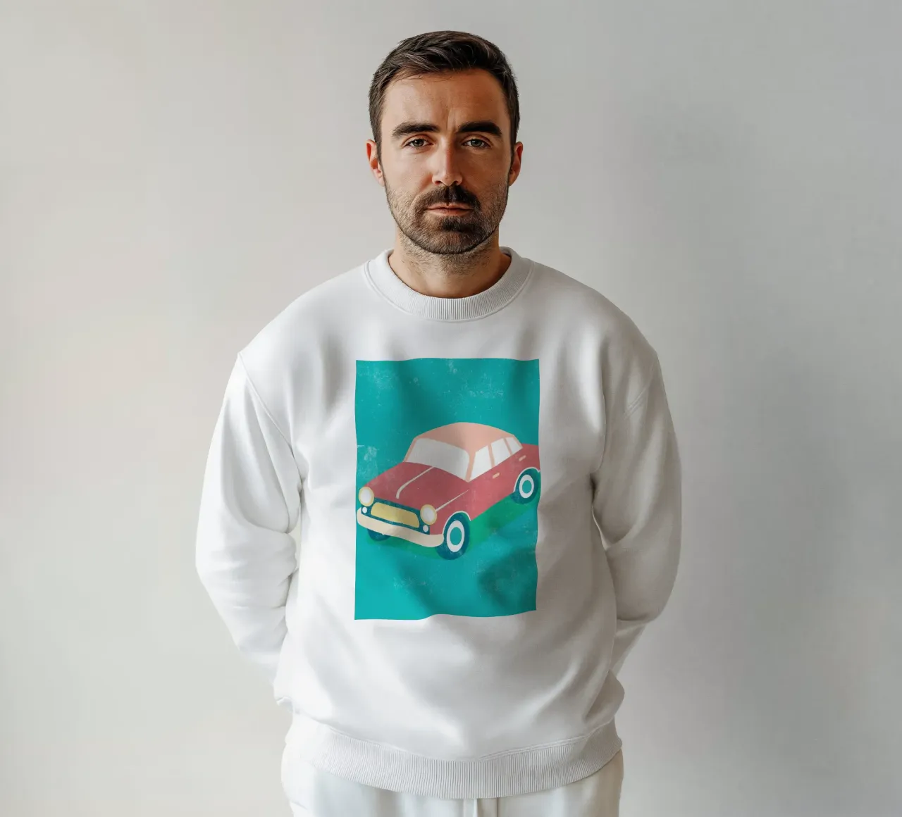 arte automobilistica retrò felpa da ralliness