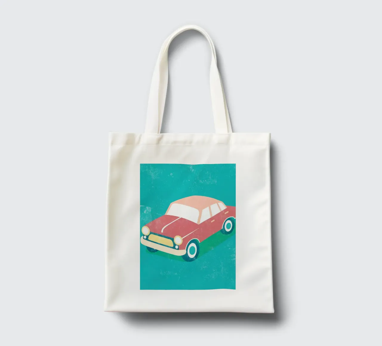 arte automobilistica retrò borsa in juta da ralliness