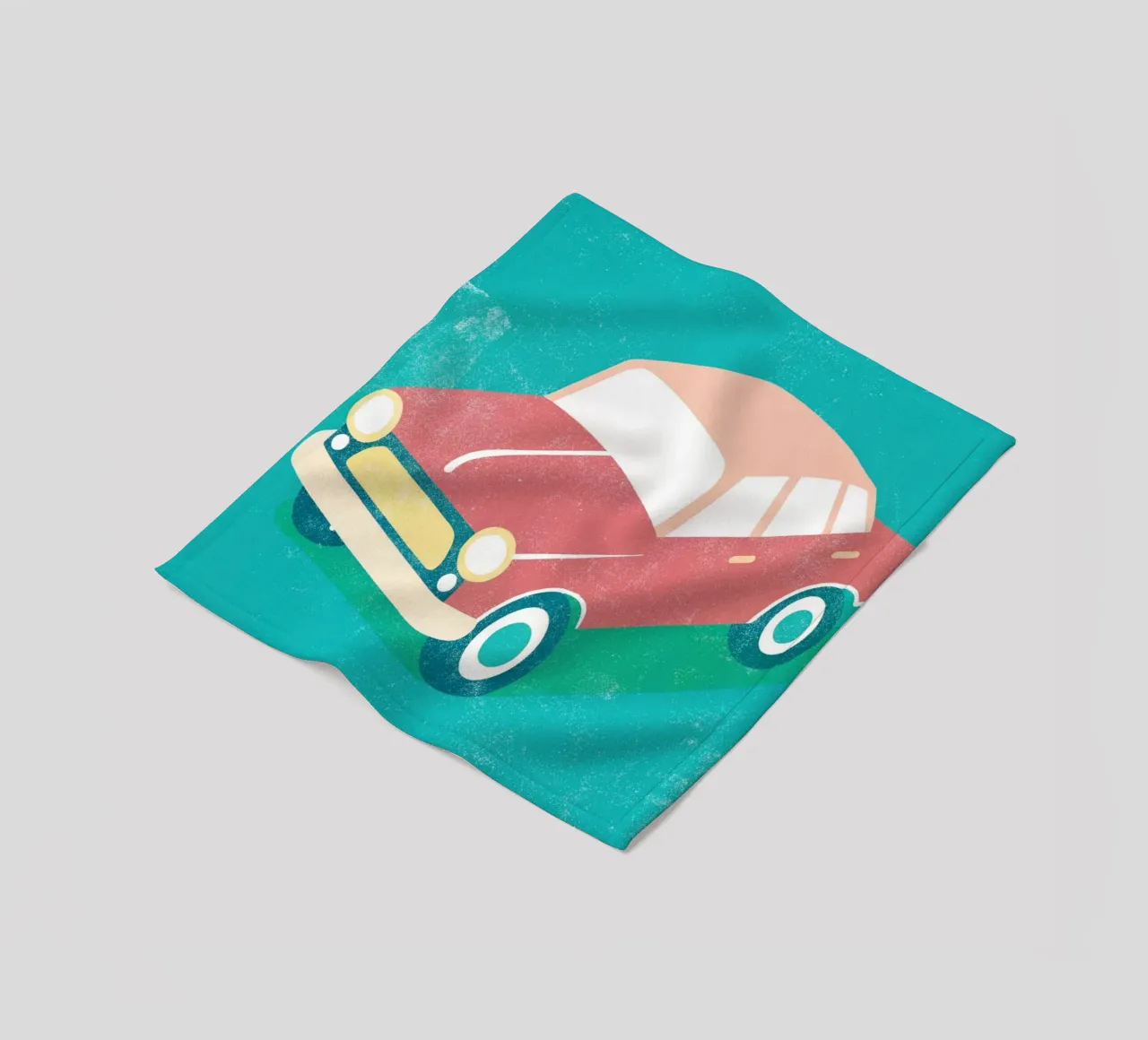 arte automobilistica retrò coperta in pile da ralliness
