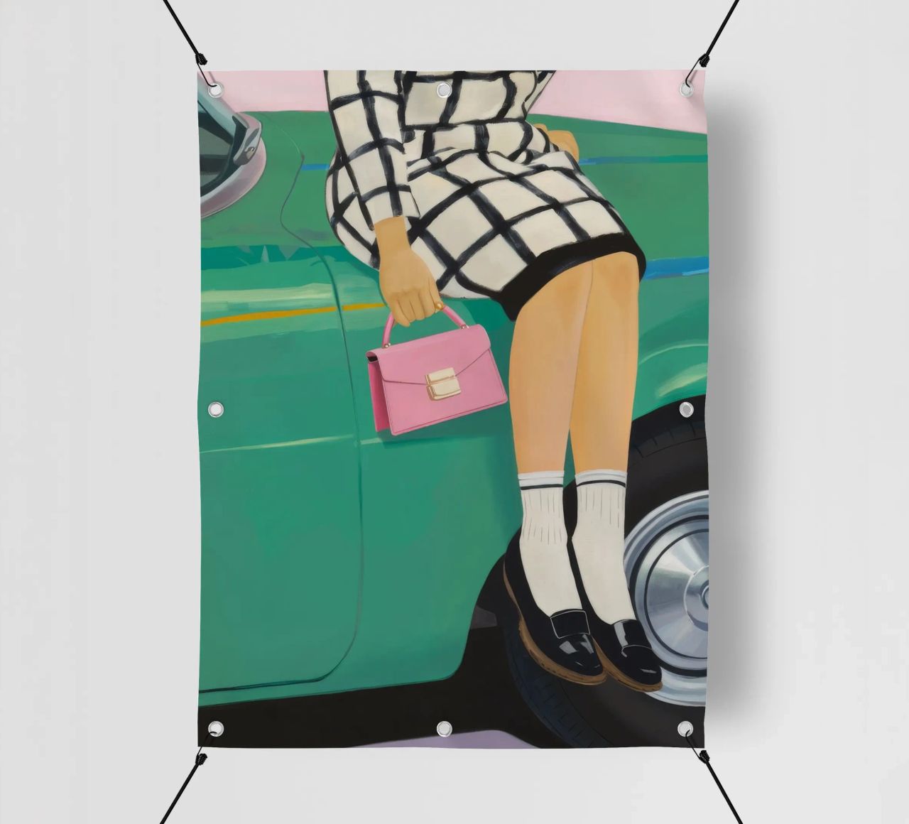 Pose da auto retrò telo in pvc da Aurora Muse