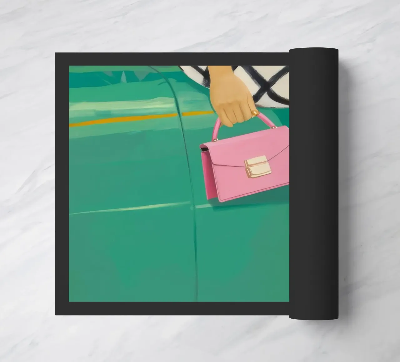 Pose da auto retrò zerbino da Aurora Muse