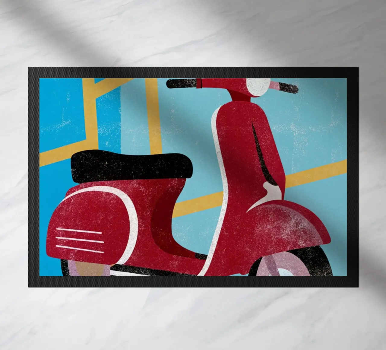 scooter retro art zerbino da ralliness