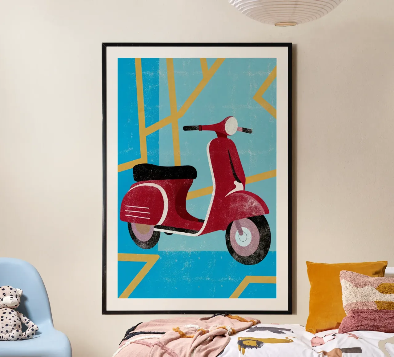scooter retro art carta hahnemühle da ralliness