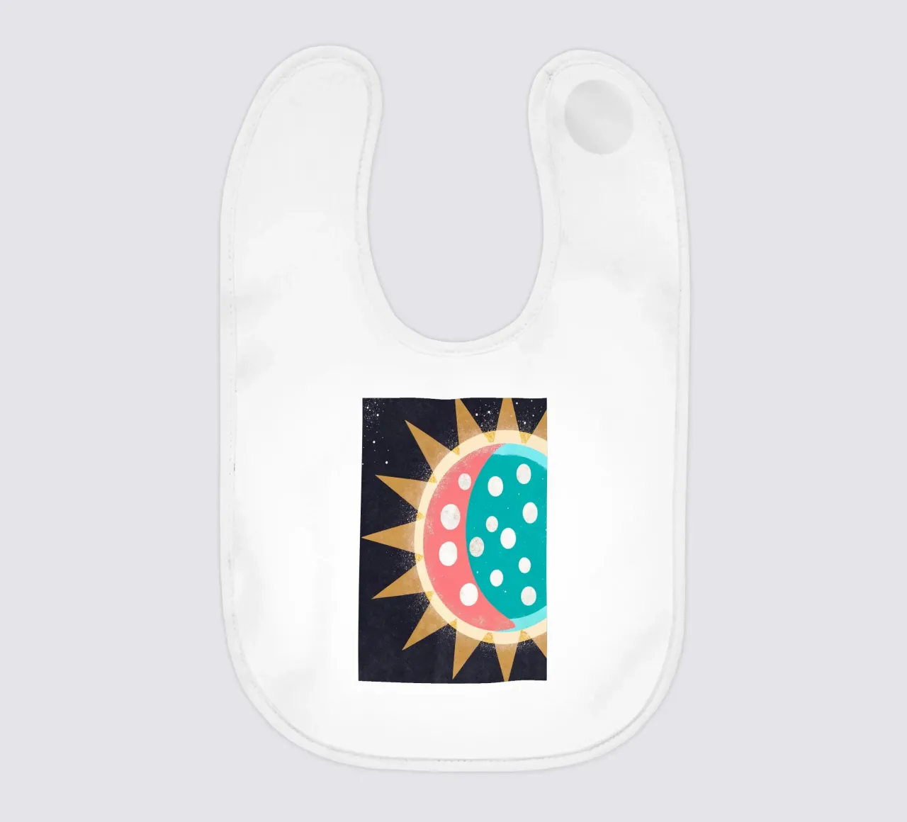 sun retro art bavaglino da ralliness