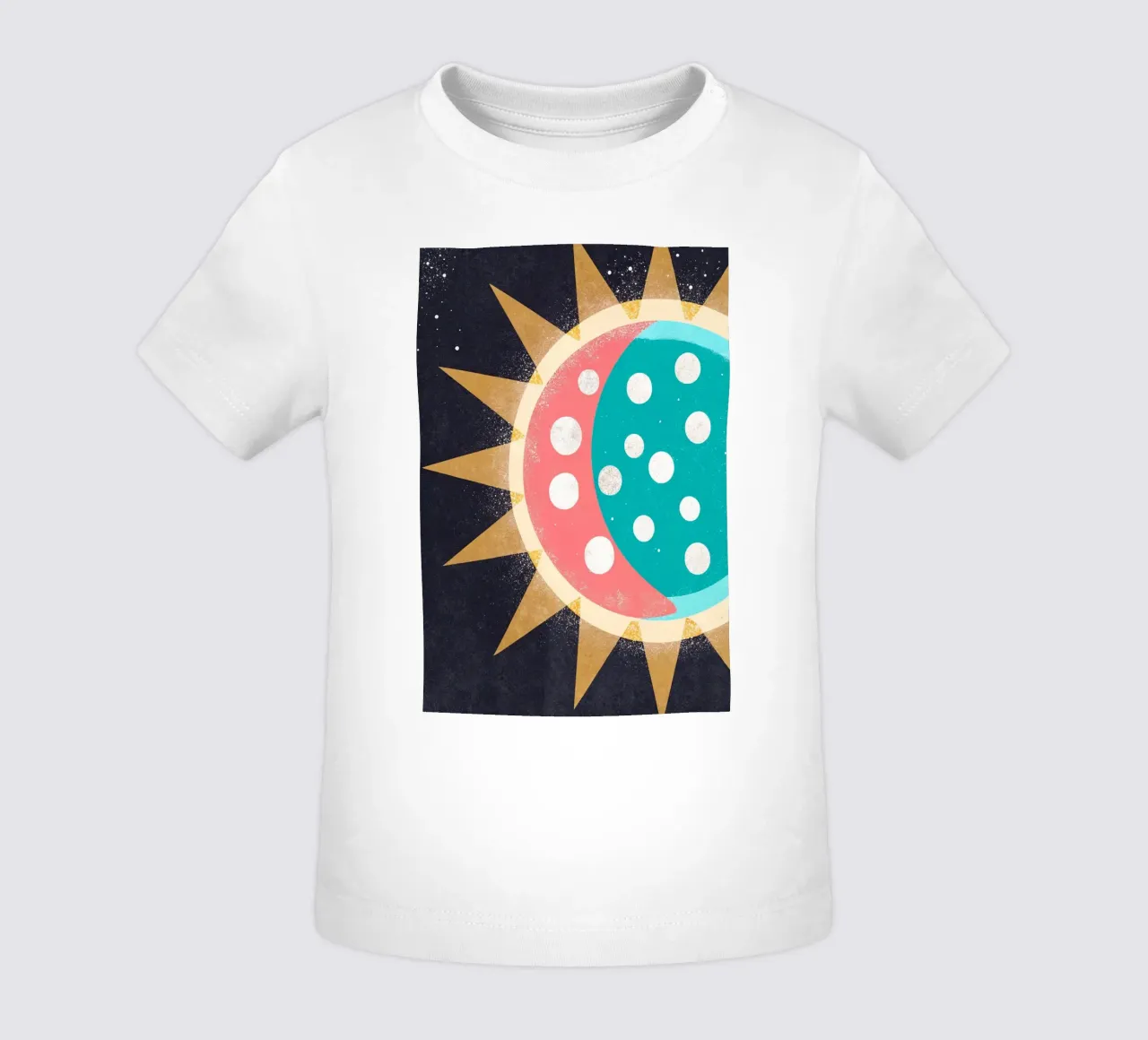 sun retro art maglietta neonato da ralliness