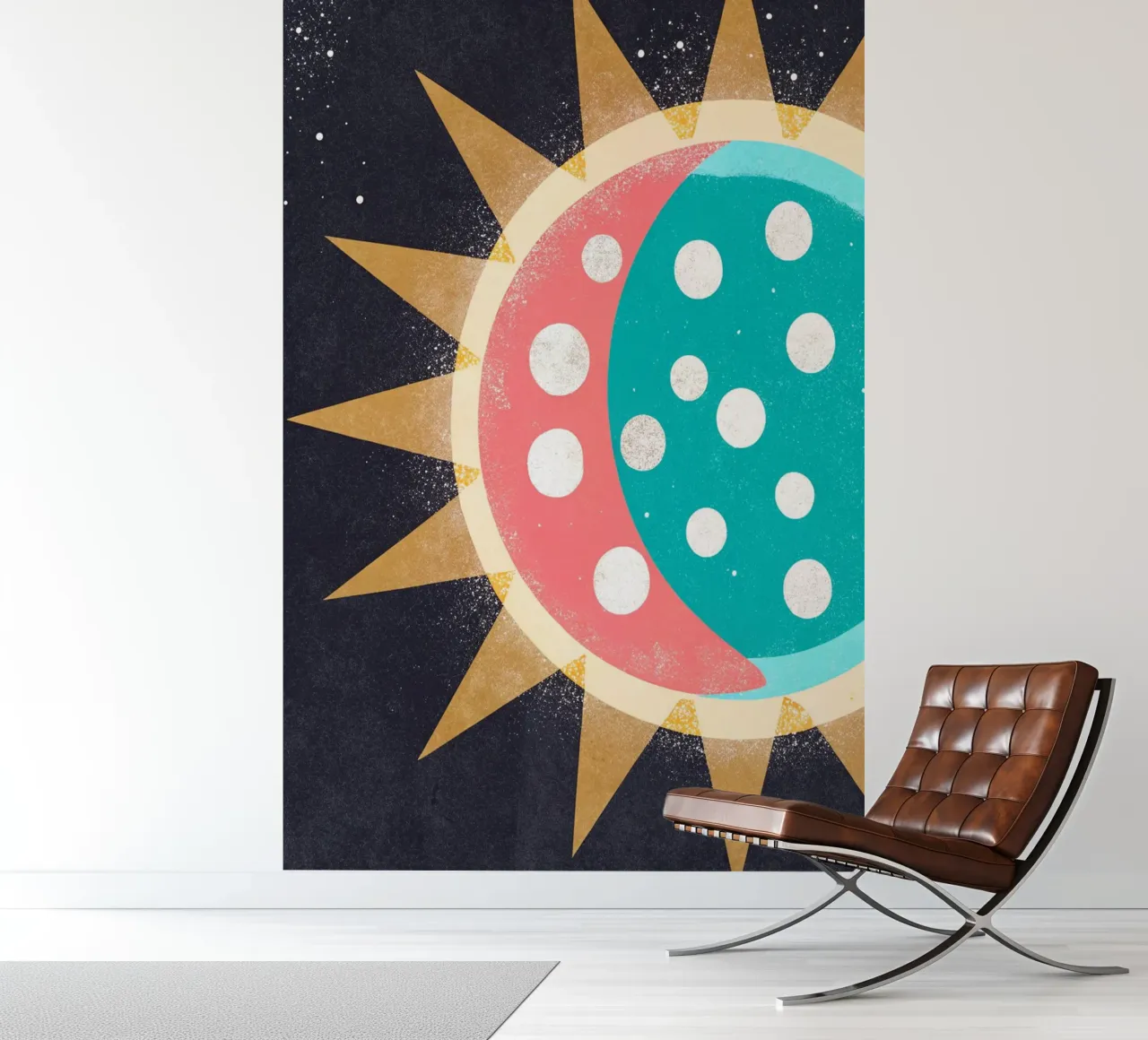 sun retro art photo wallpaper by ralliness
