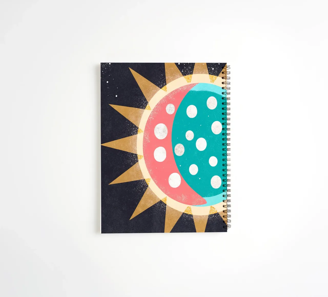 Sonne Retro-Kunst Ringbuch von ralliness