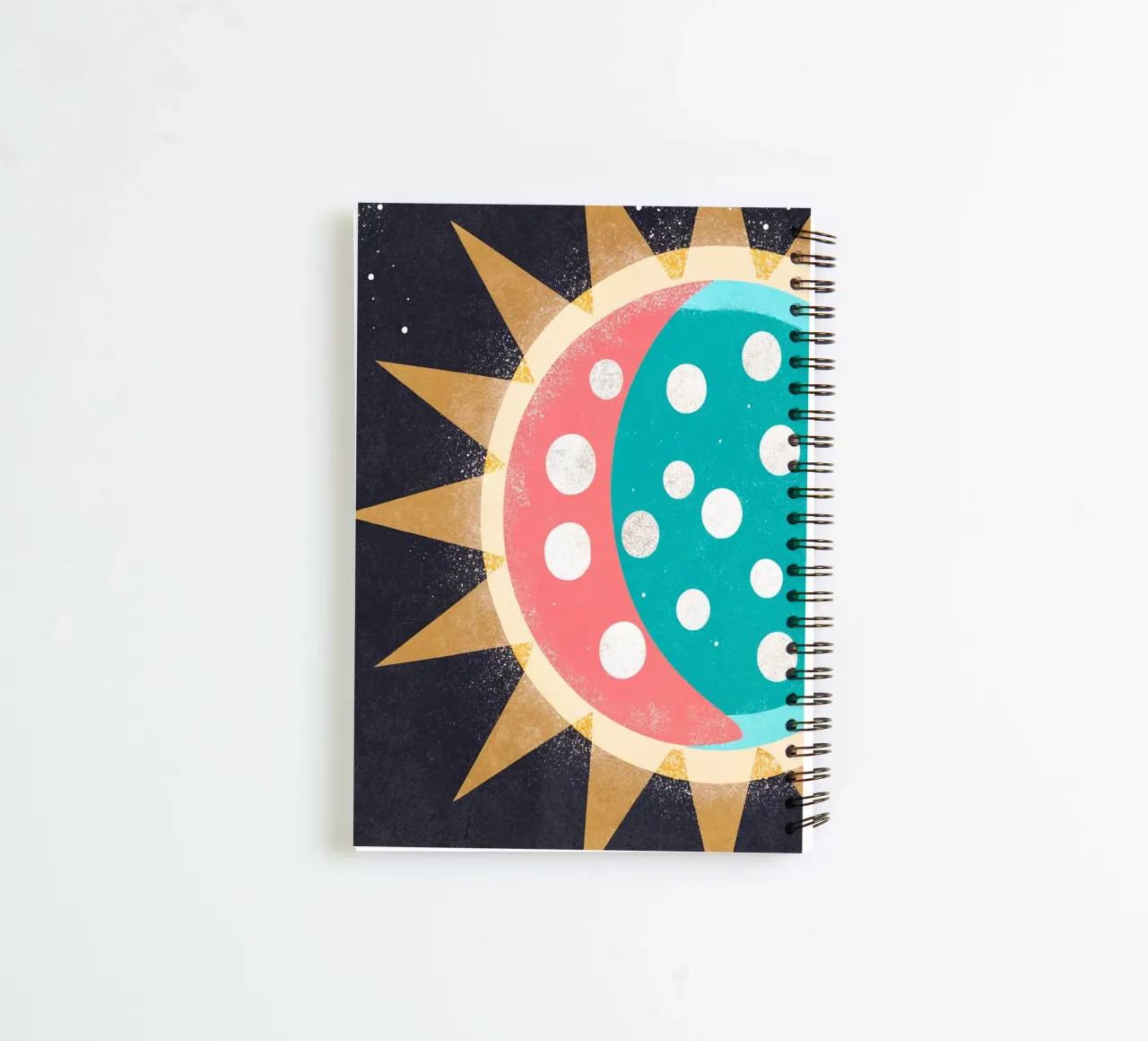 Sonne Retro-Kunst Ringbuch von ralliness