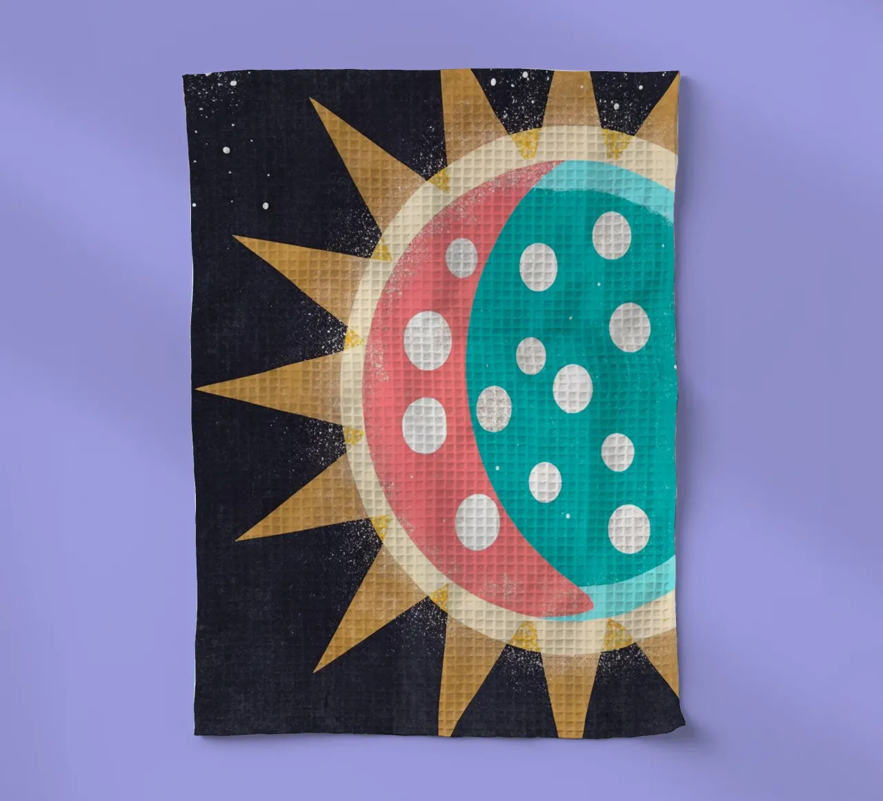 sun retro art canovaccio da cucina da ralliness