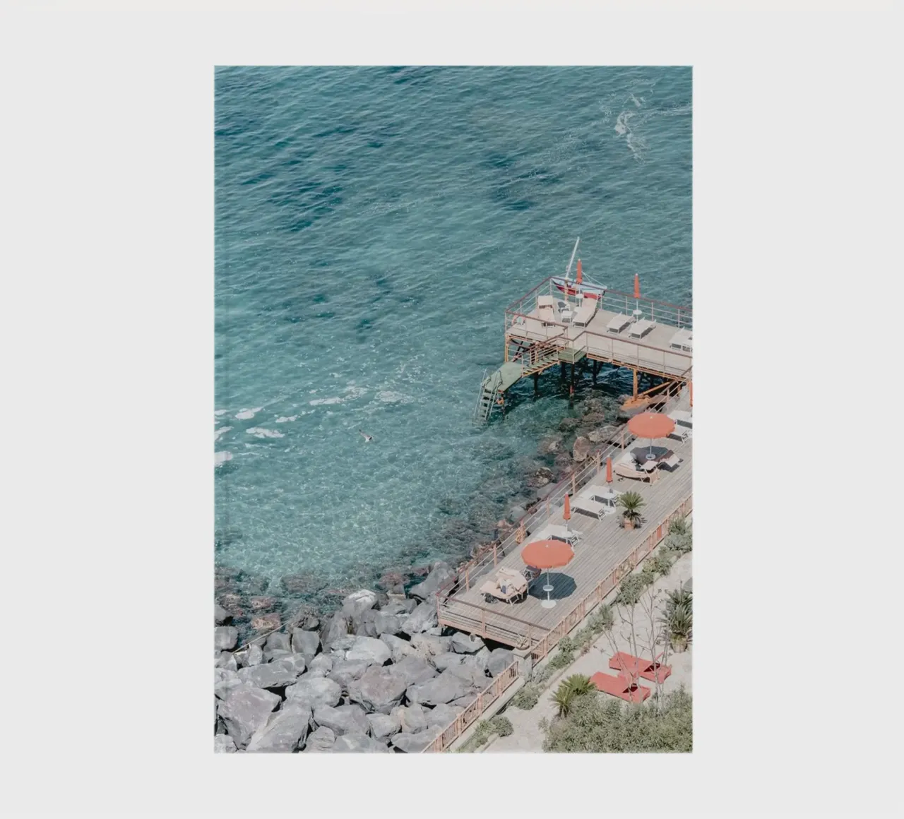 Aerial beach view in Sorrento notebook by photolovers