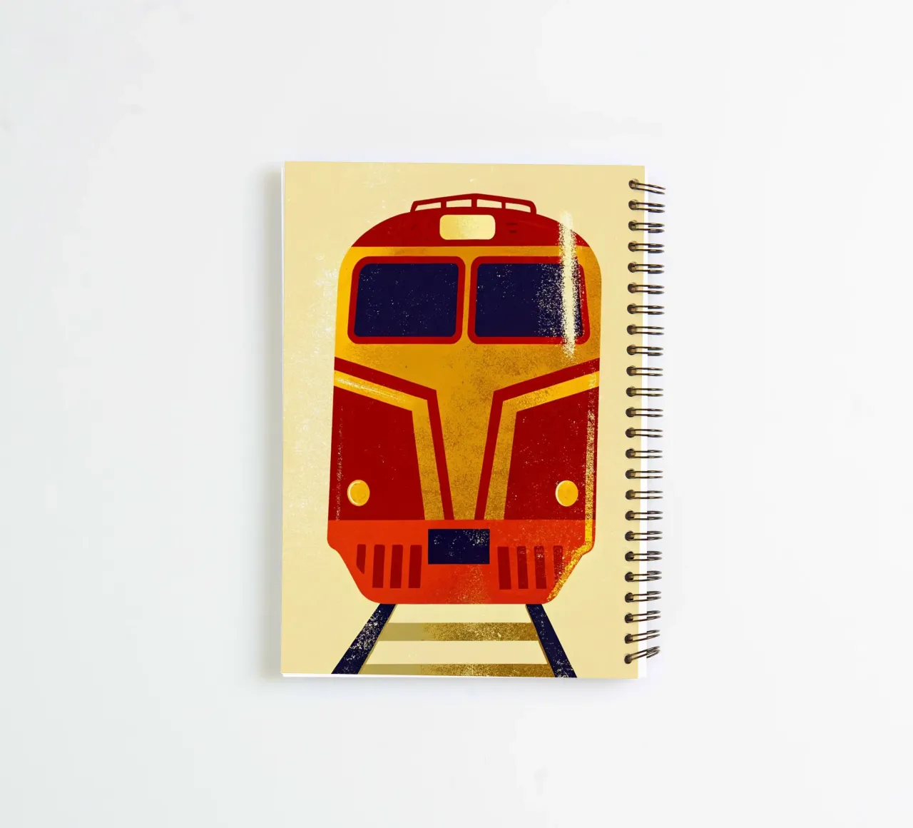 Zug Retro-Kunst Ringbuch von ralliness