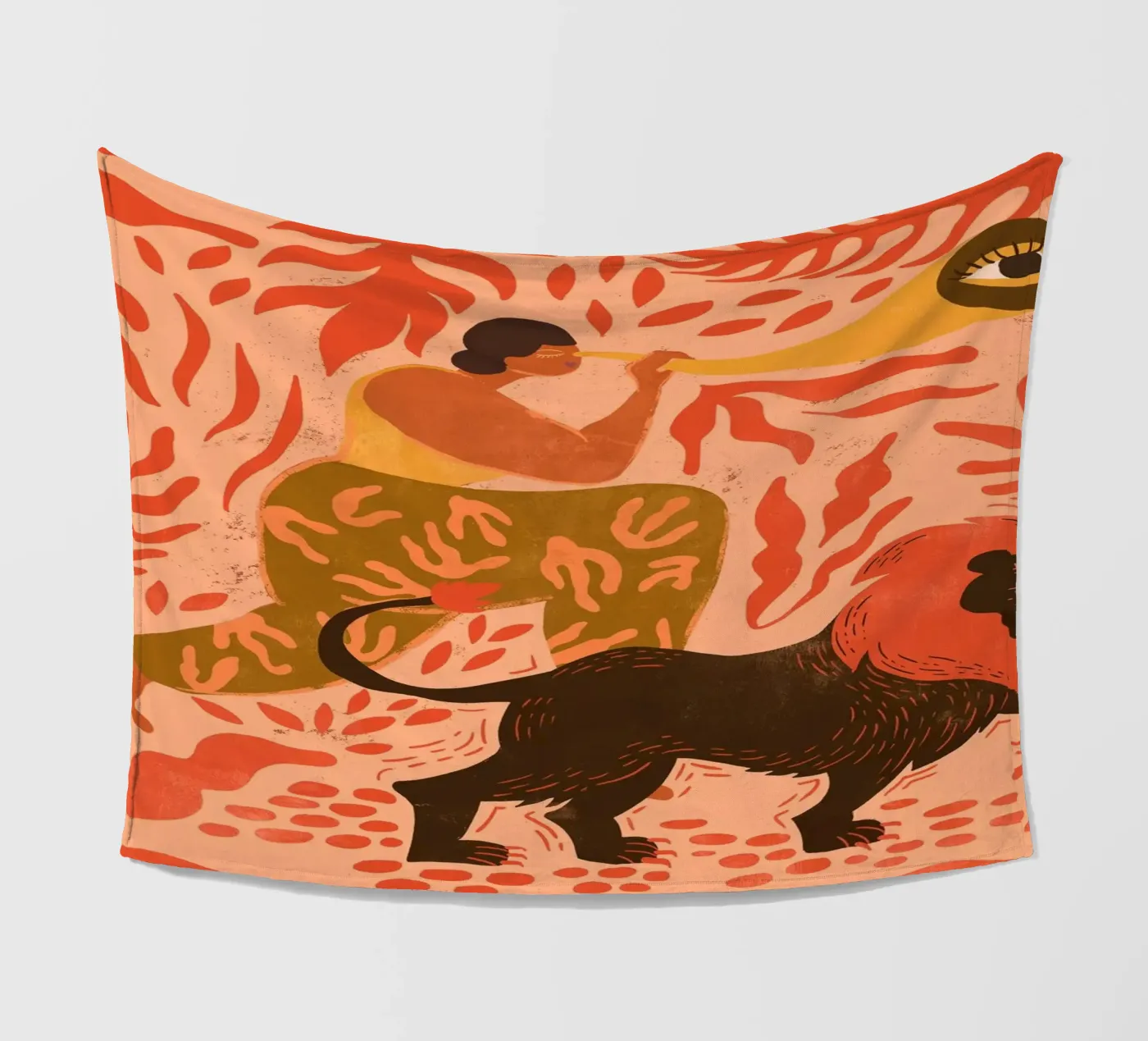 Vision fleece blanket by Arty Guava