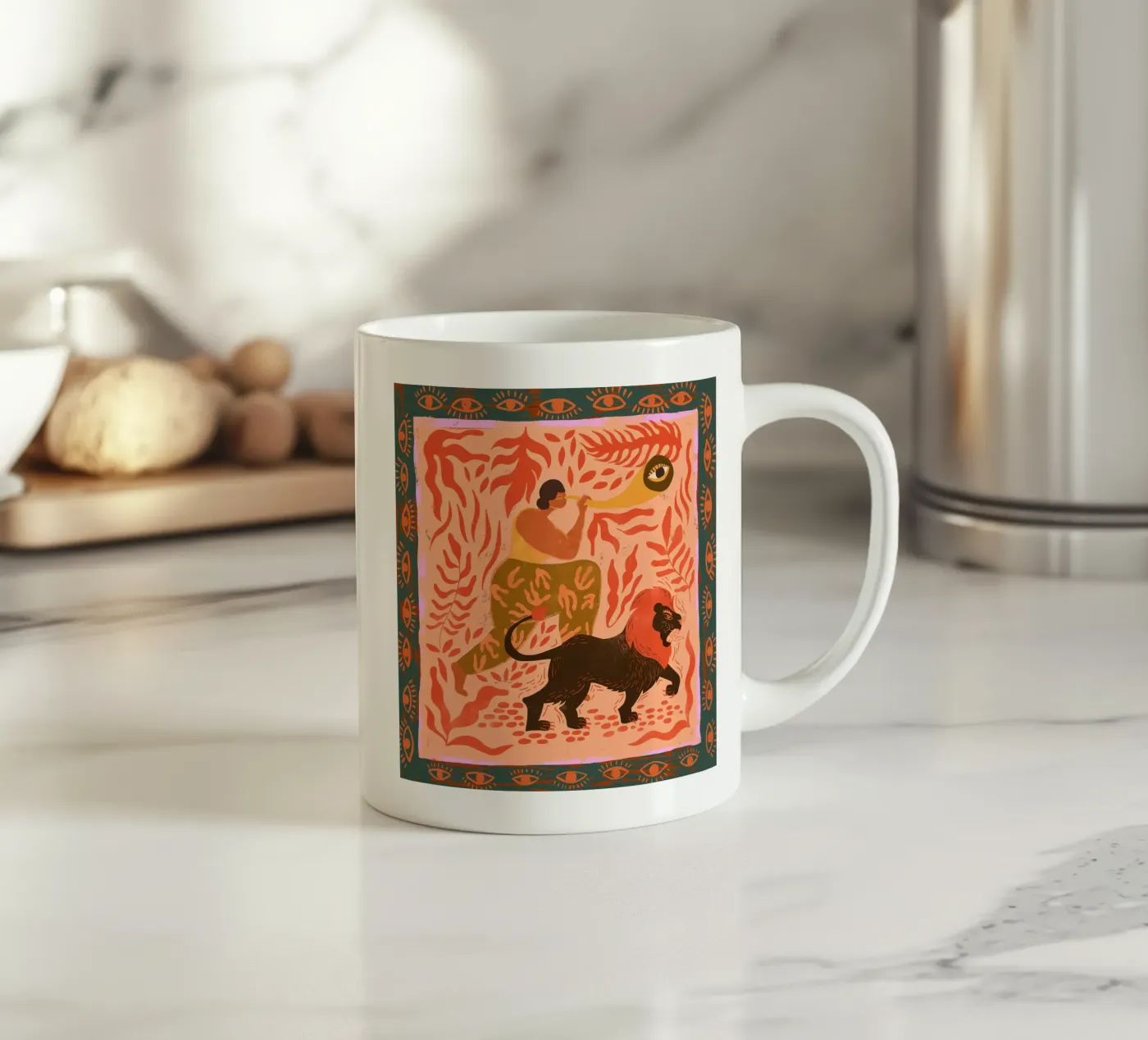 Vision ceramic mug by Arty Guava