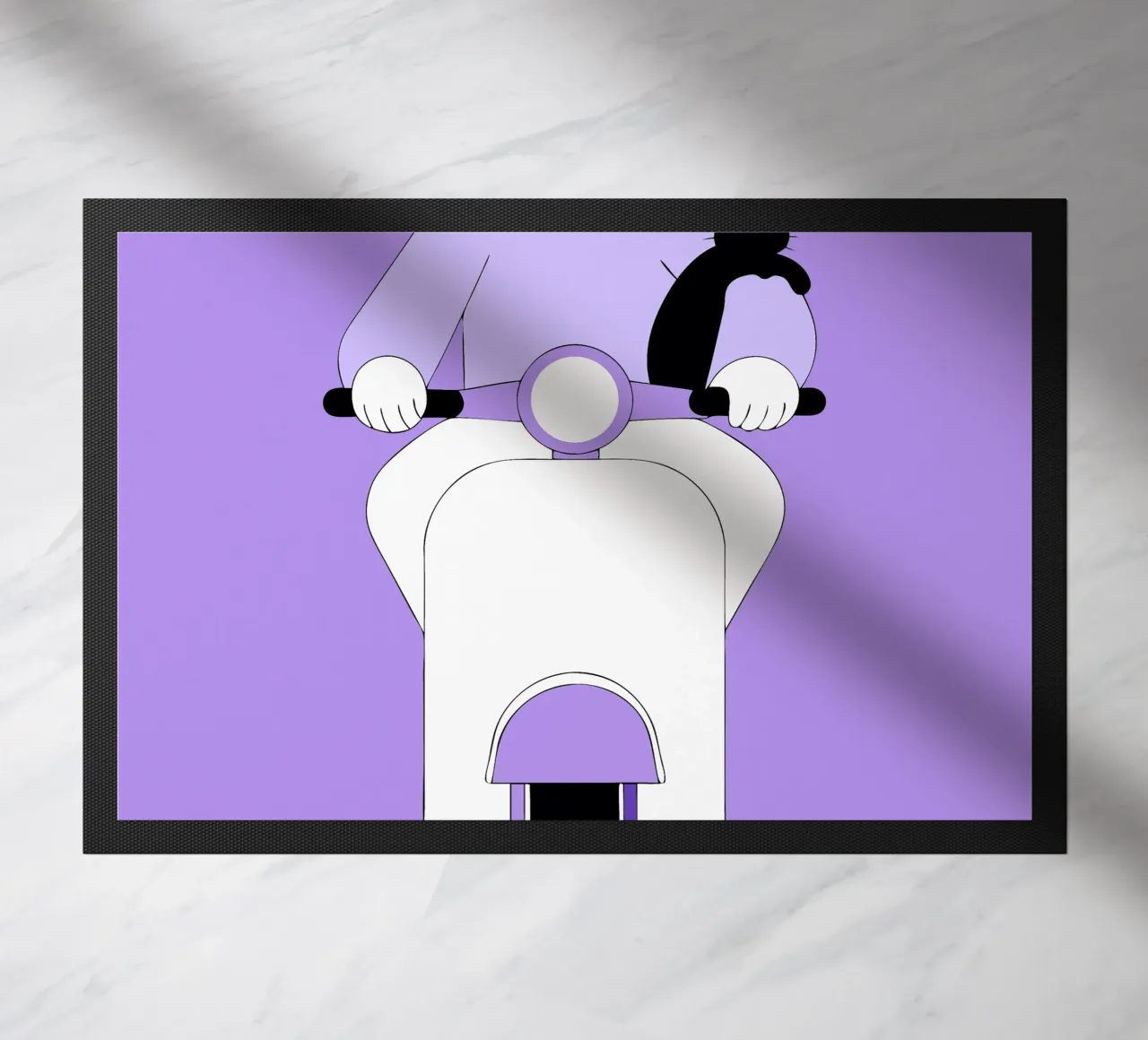 Bear Riding doormat by OUR SHOP