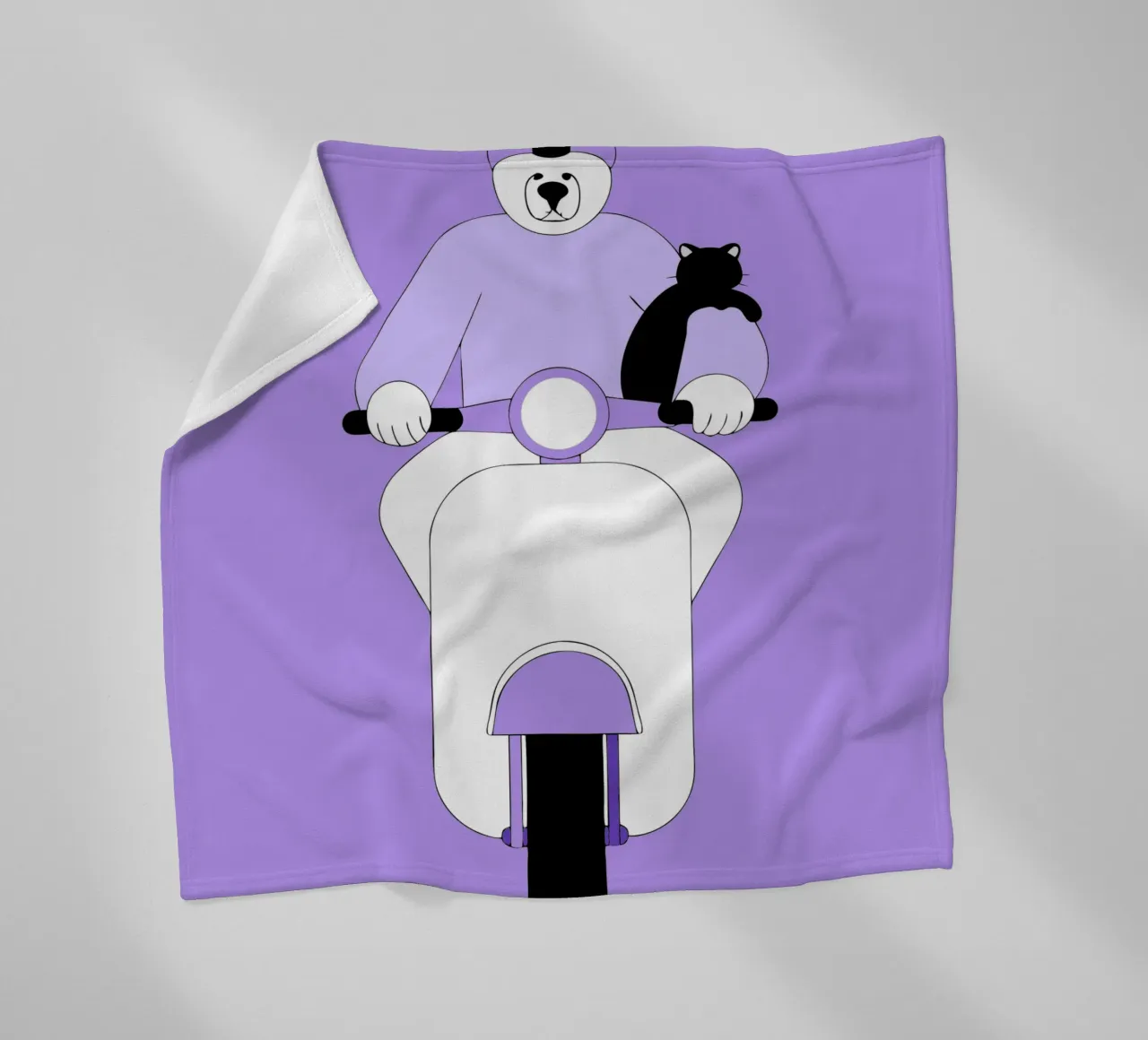 Cavalcare un orso coperta in pile da OUR SHOP