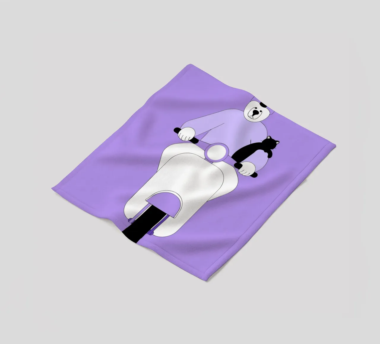 Cavalcare un orso coperta in pile da OUR SHOP