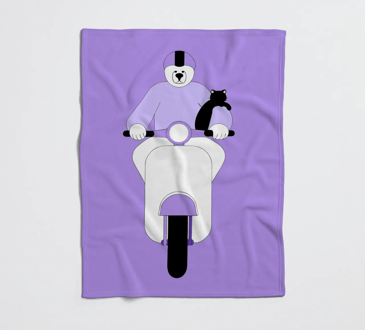 Cavalcare un orso coperta in pile da OUR SHOP