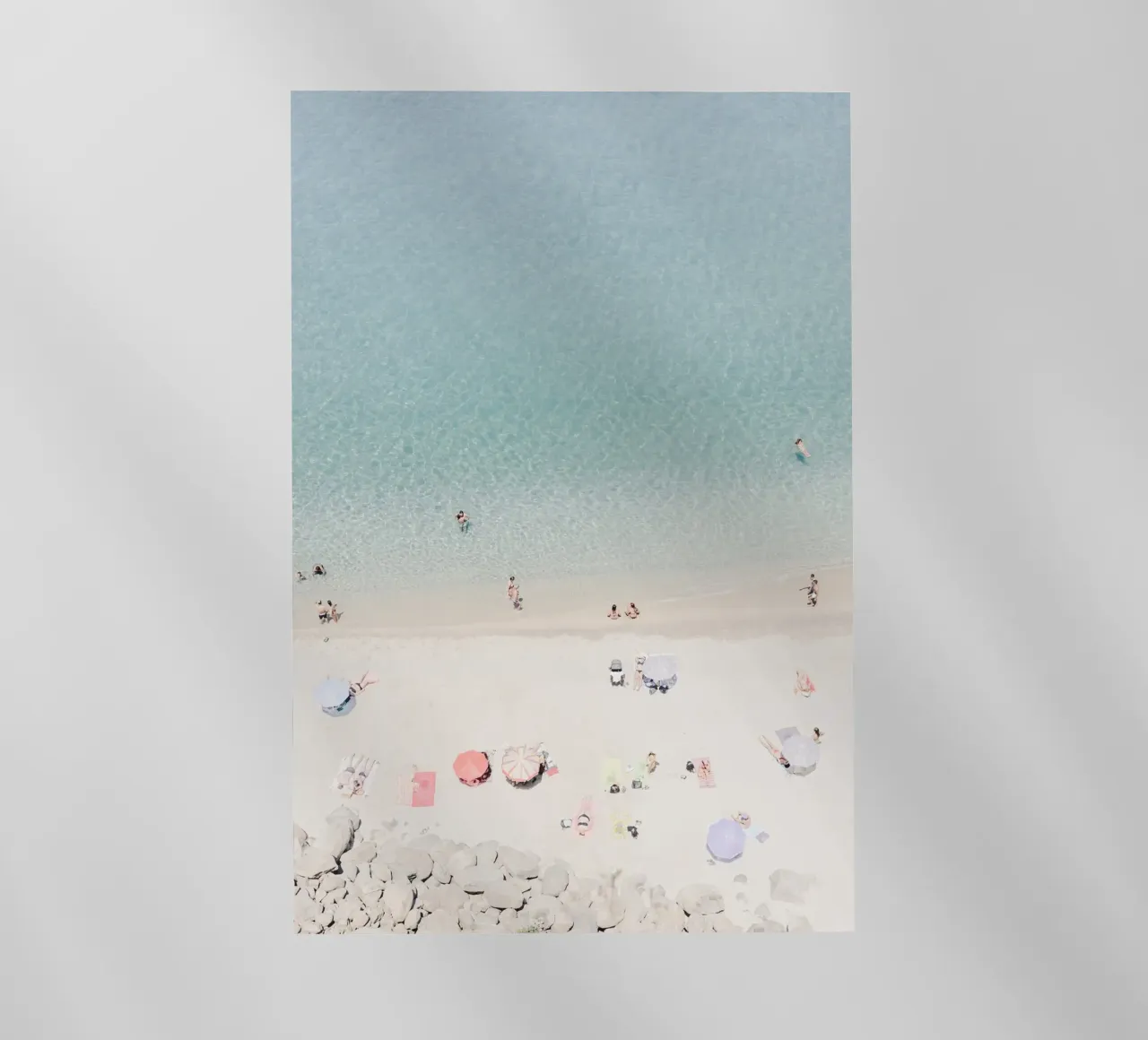 Aerial beach view in Italy pellicola backlit da photolovers