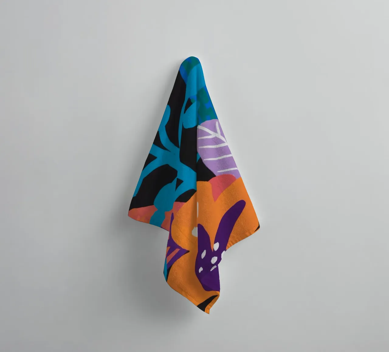 Levendige Jungle Symfonie badhanddoek van Ember Stone