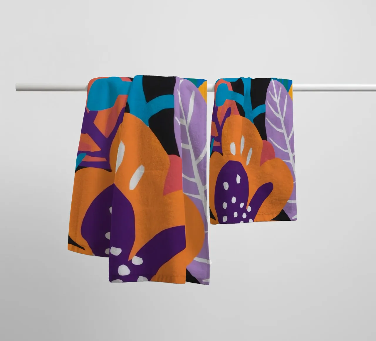 Levendige Jungle Symfonie badhanddoek van Ember Stone