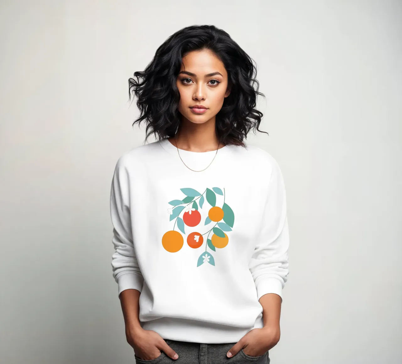 Oranges Bloom sweat de PetrArts
