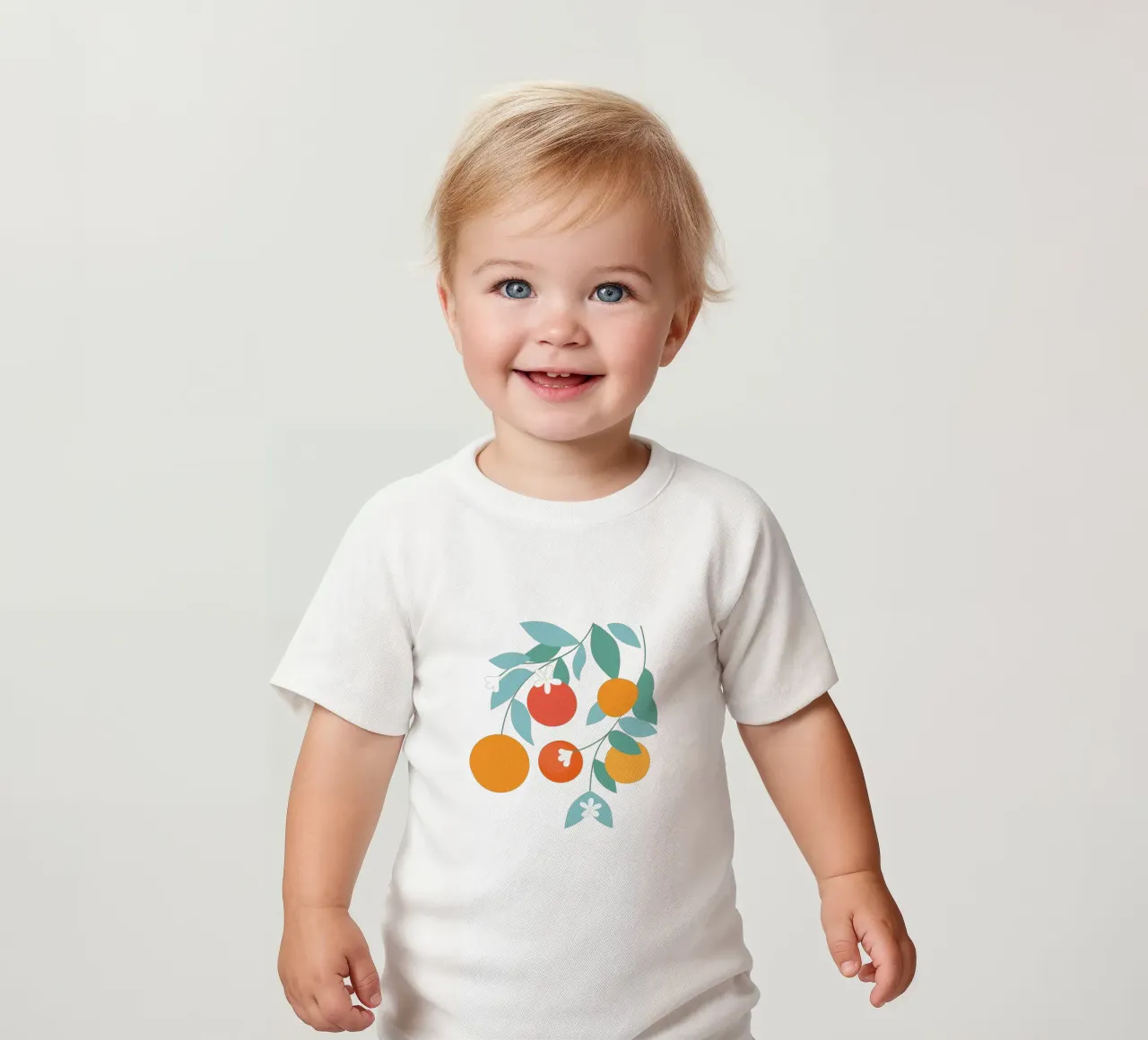 Oranges Bloom maglietta neonato da PetrArts