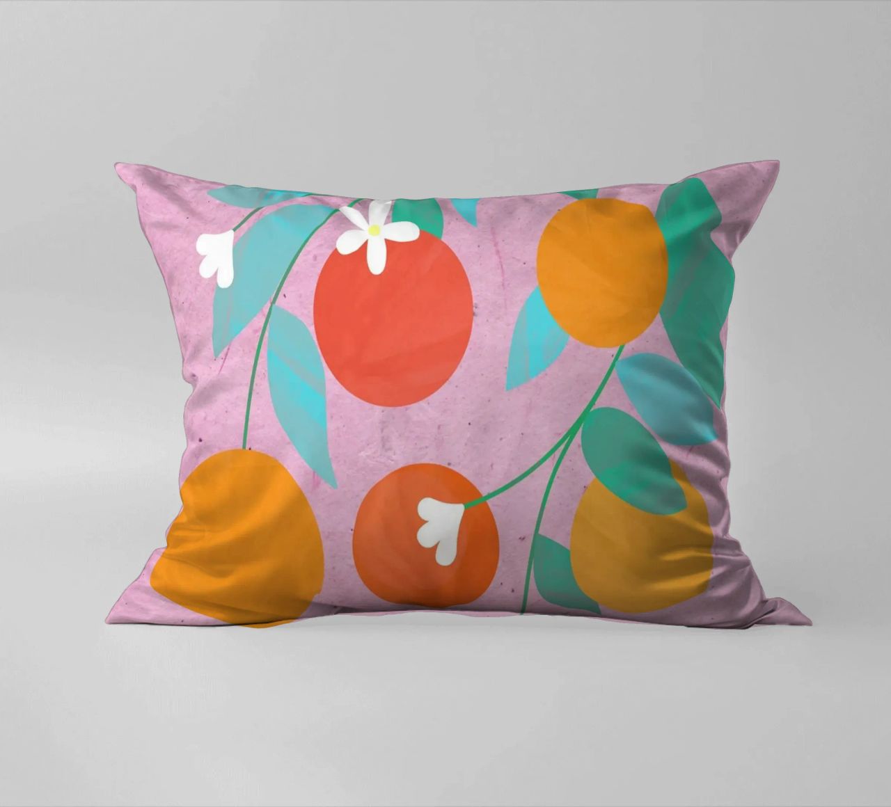 Oranges Bloom cuscino da PetrArts