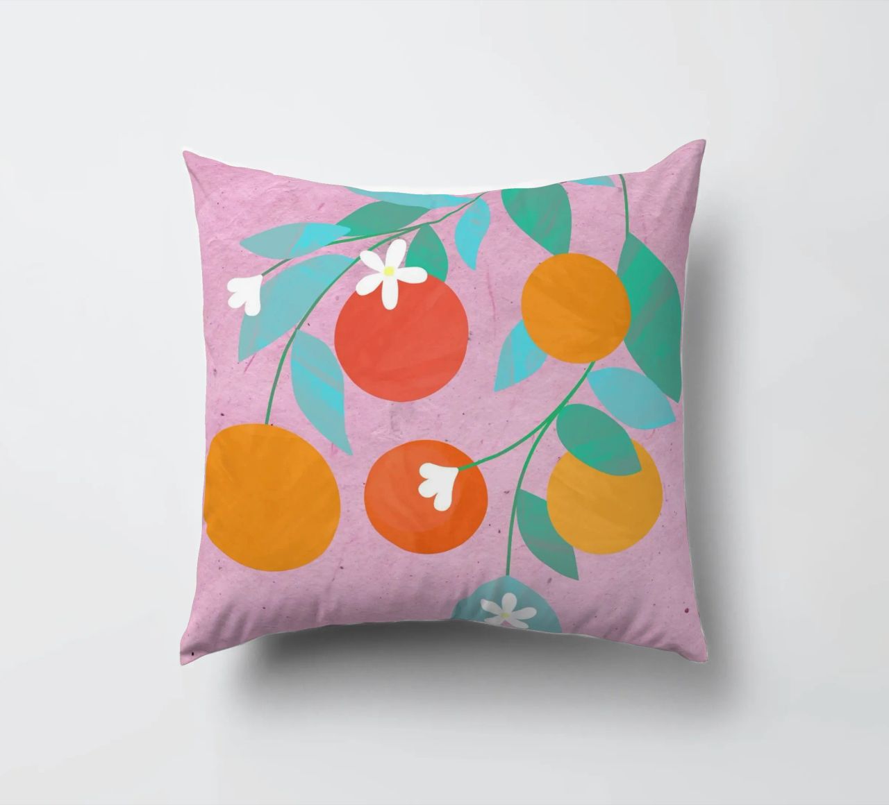 Oranges Bloom cuscino da PetrArts
