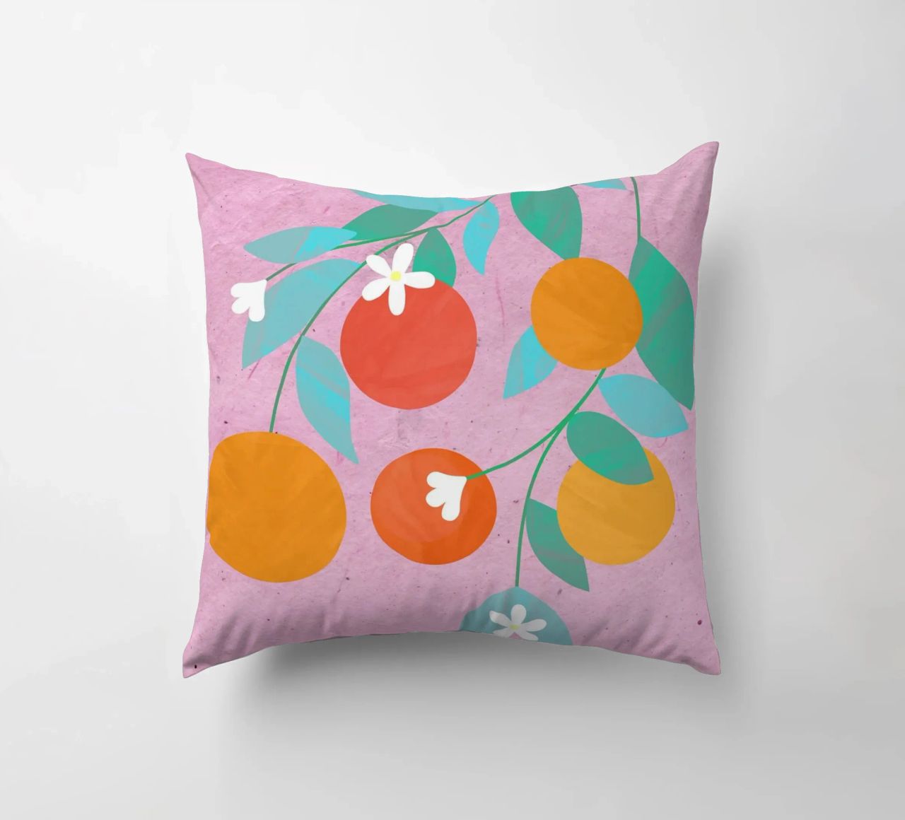 Oranges Bloom cuscino da PetrArts