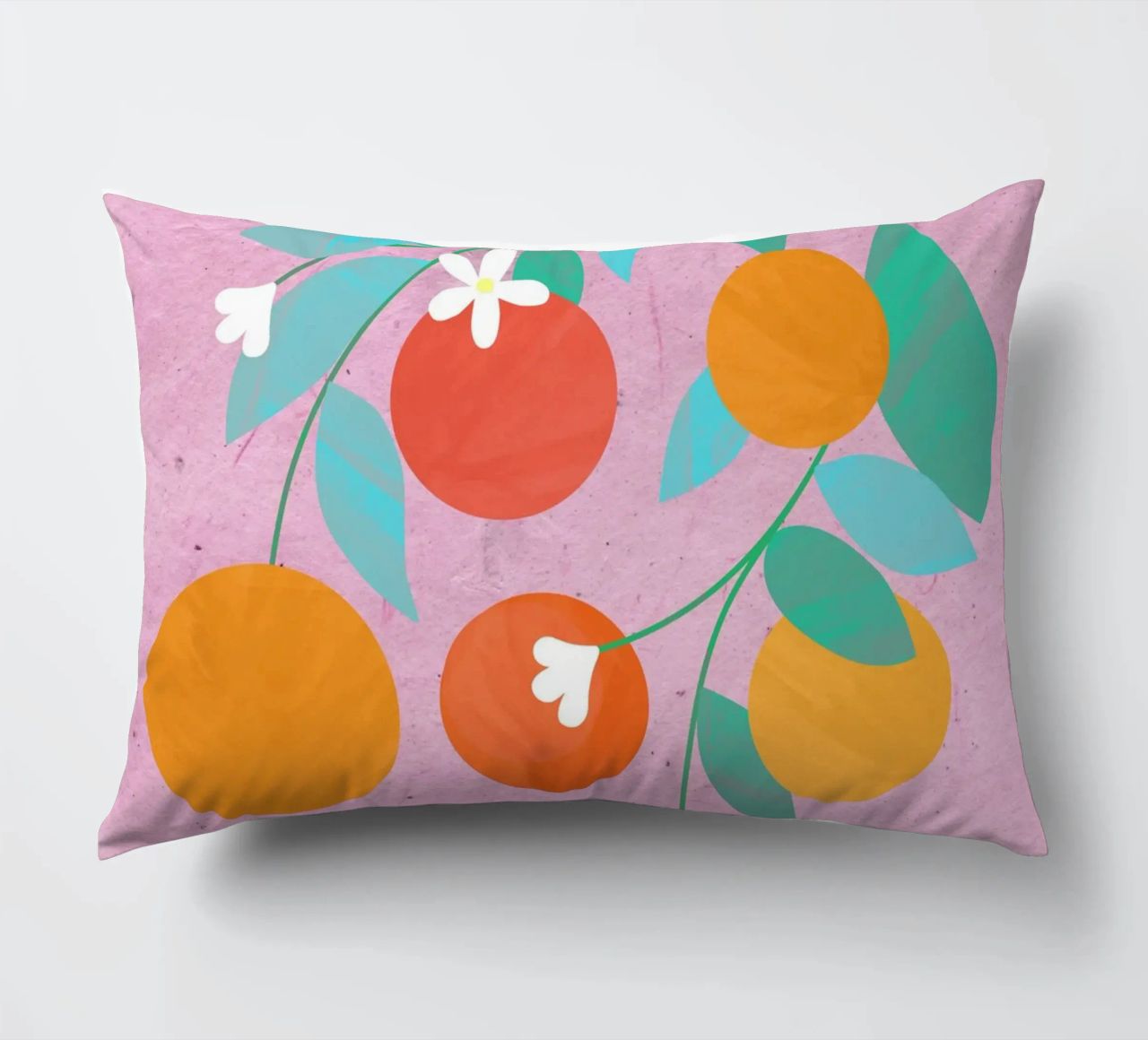 Oranges Bloom cuscino da PetrArts