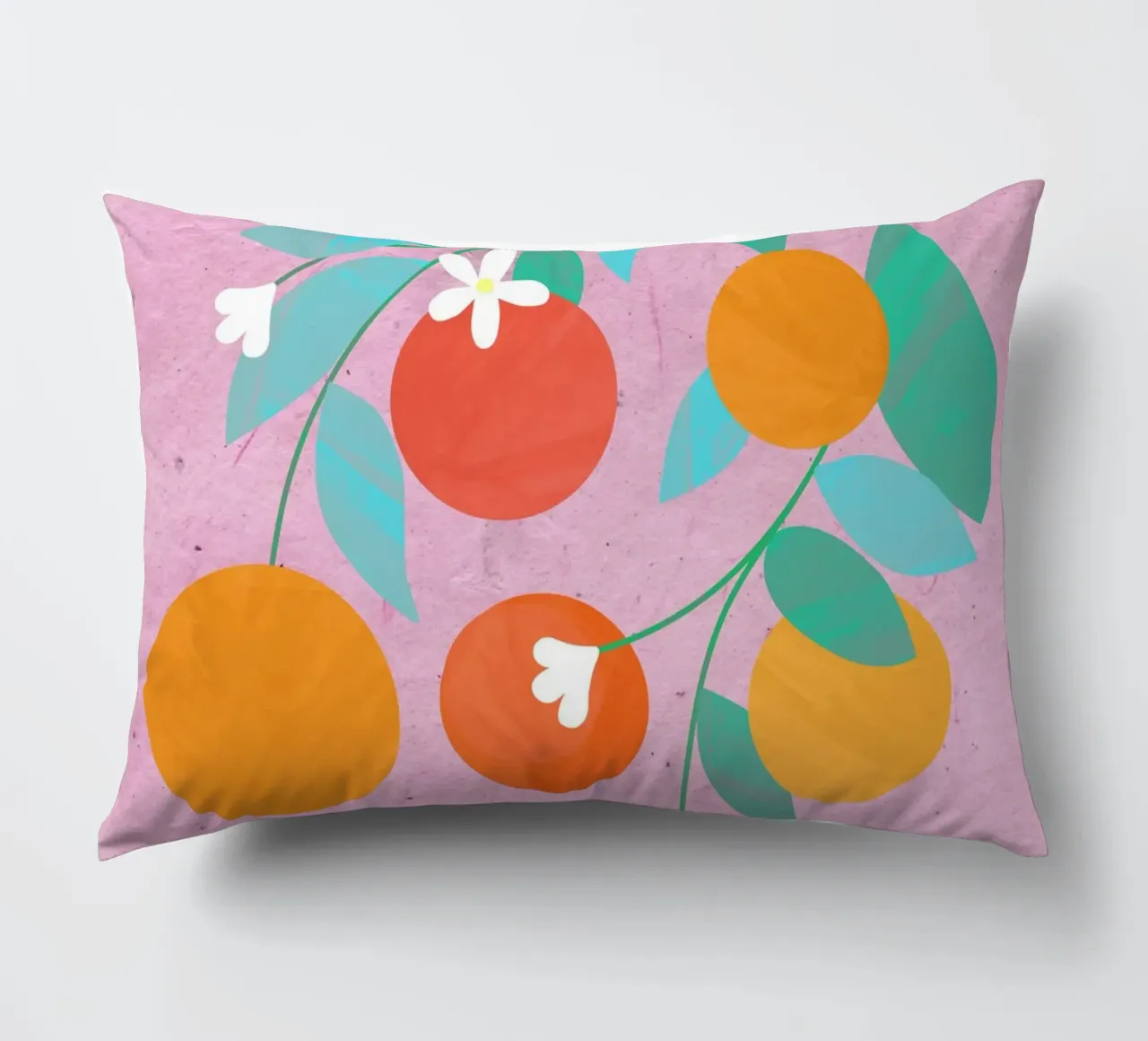Oranges Bloom cuscino da PetrArts