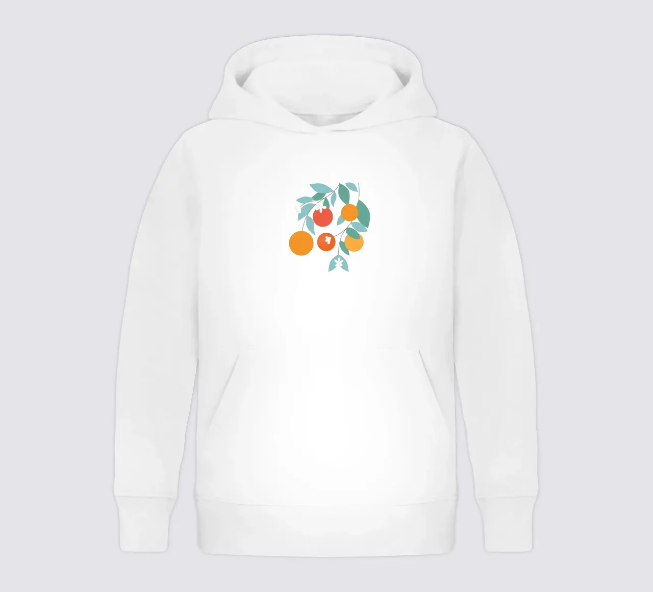 Oranges Bloom felpa bambino con cappuccio da PetrArts