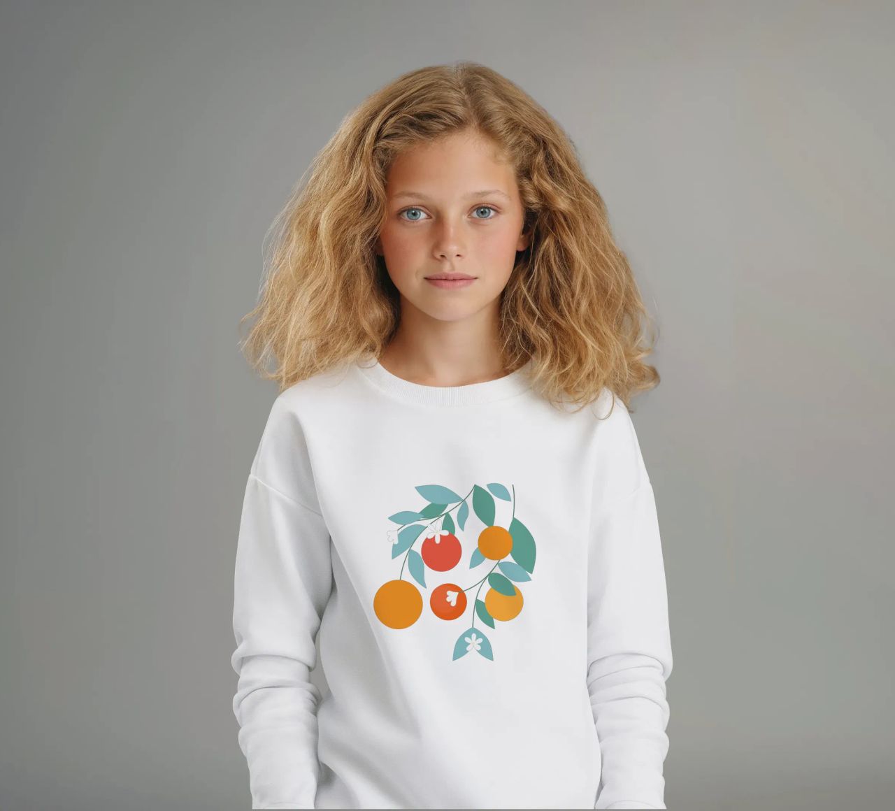 Oranges Bloom felpa bambino da PetrArts