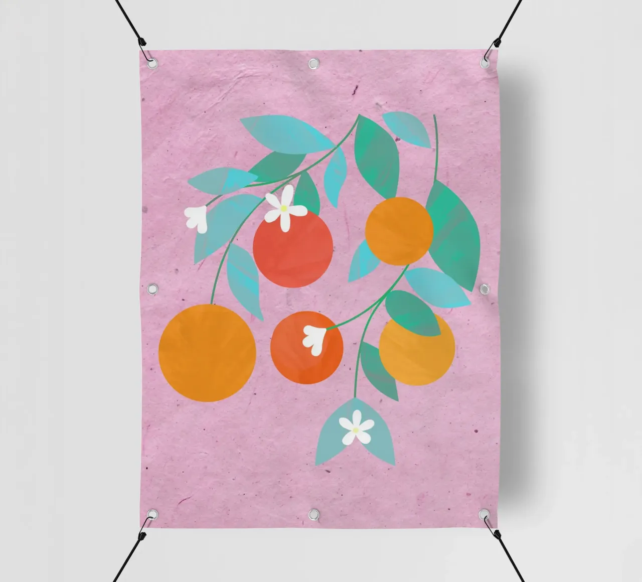 Oranges Bloom telo in pvc da PetrArts