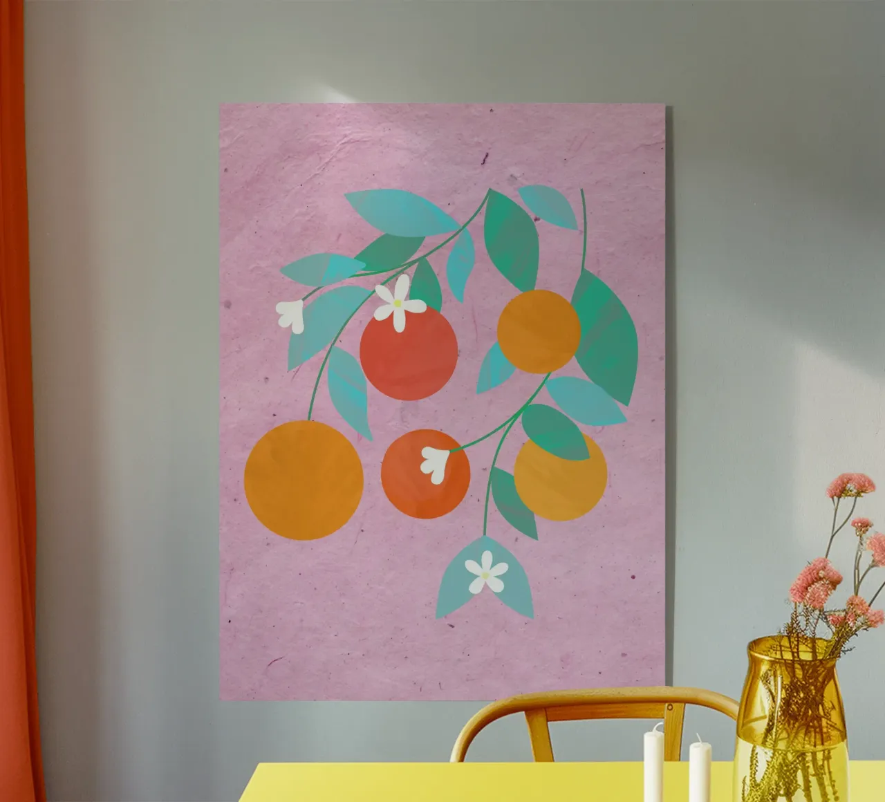 Oranges Bloom plexiglass da PetrArts