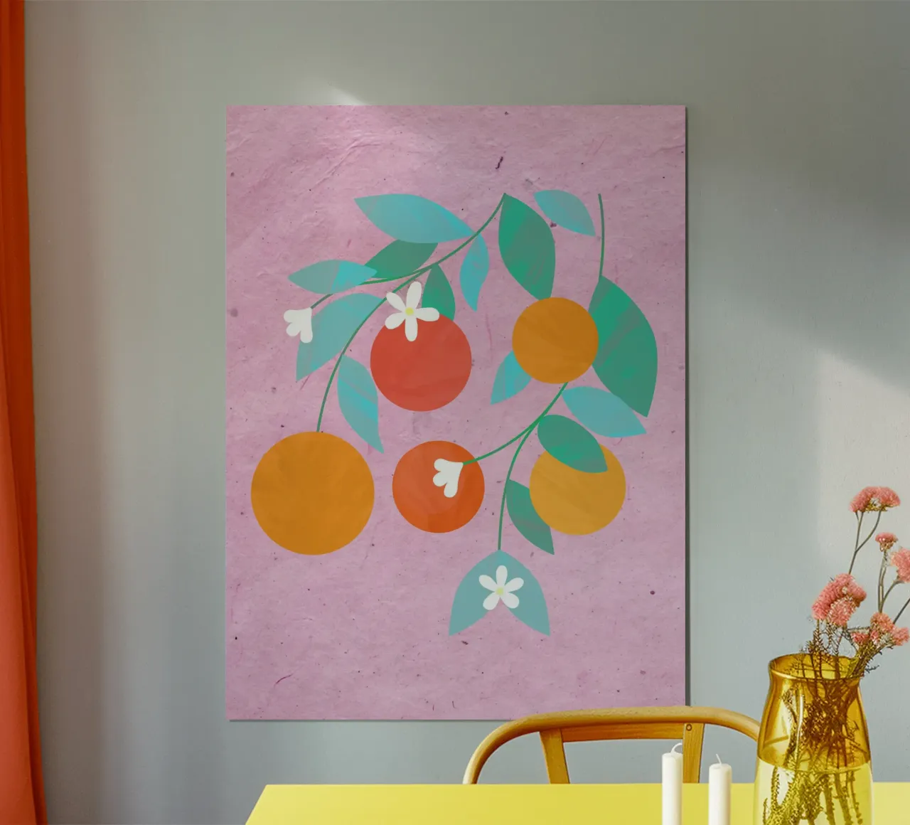 Oranges Bloom poster da PetrArts