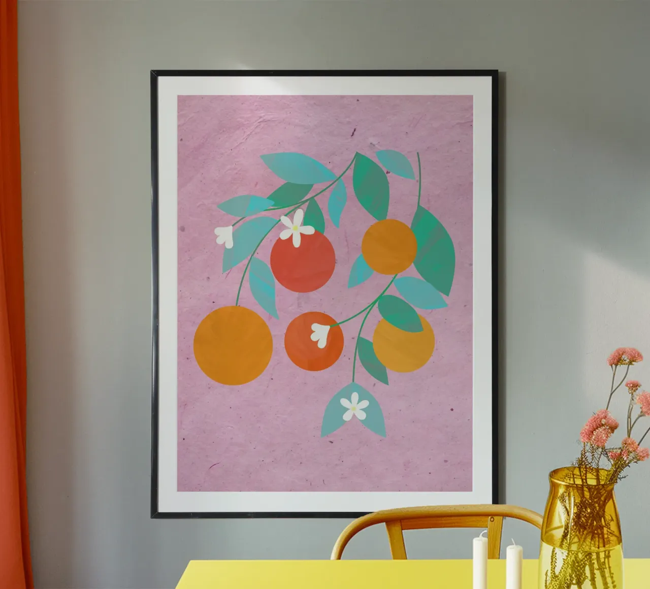 Oranges Bloom poster da PetrArts