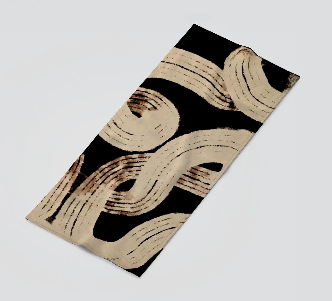 Paths beach towel by treechild